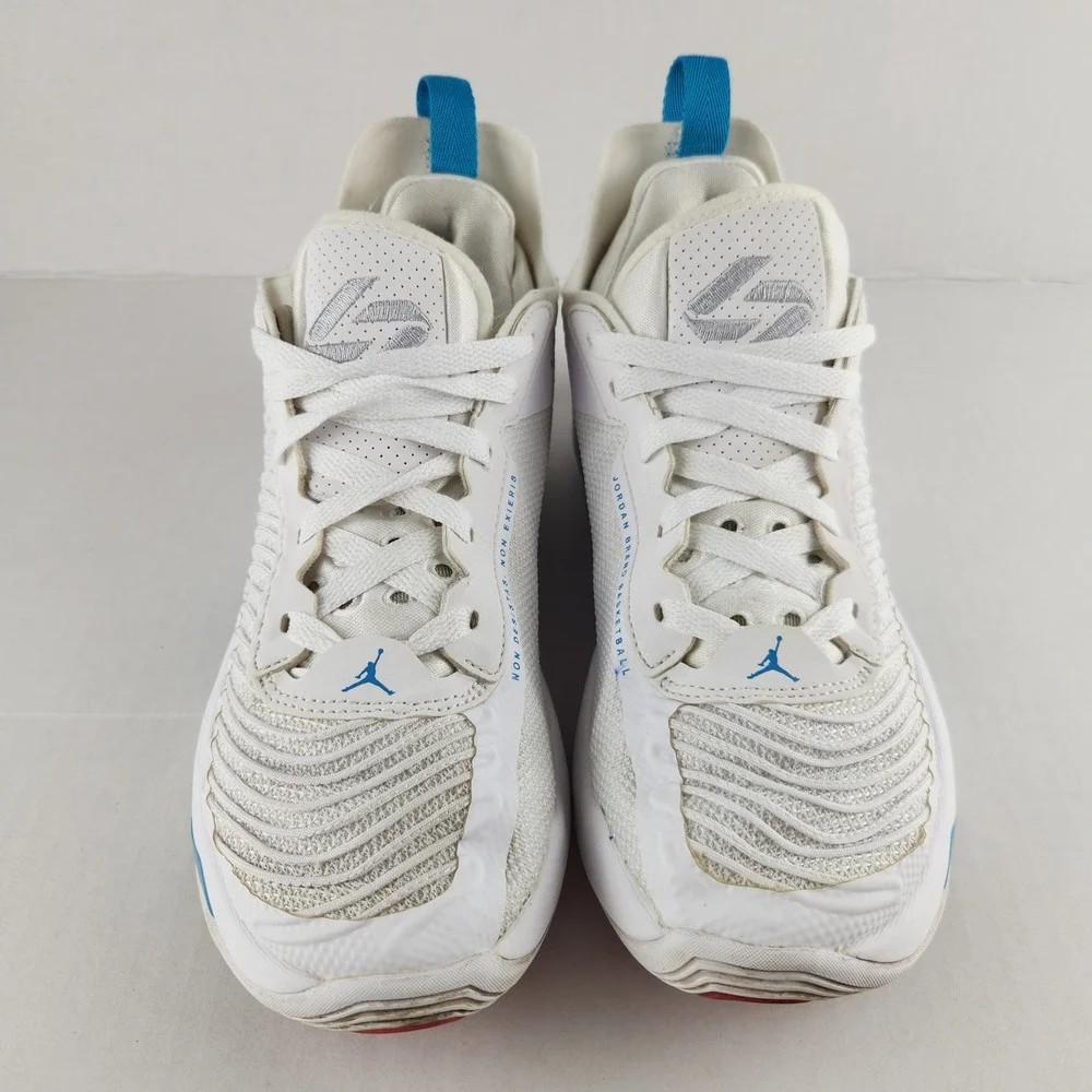Jordan Basketball Shoes Unisex Kids 6Y‎ White Luka 1 University Blue DQ6513-104